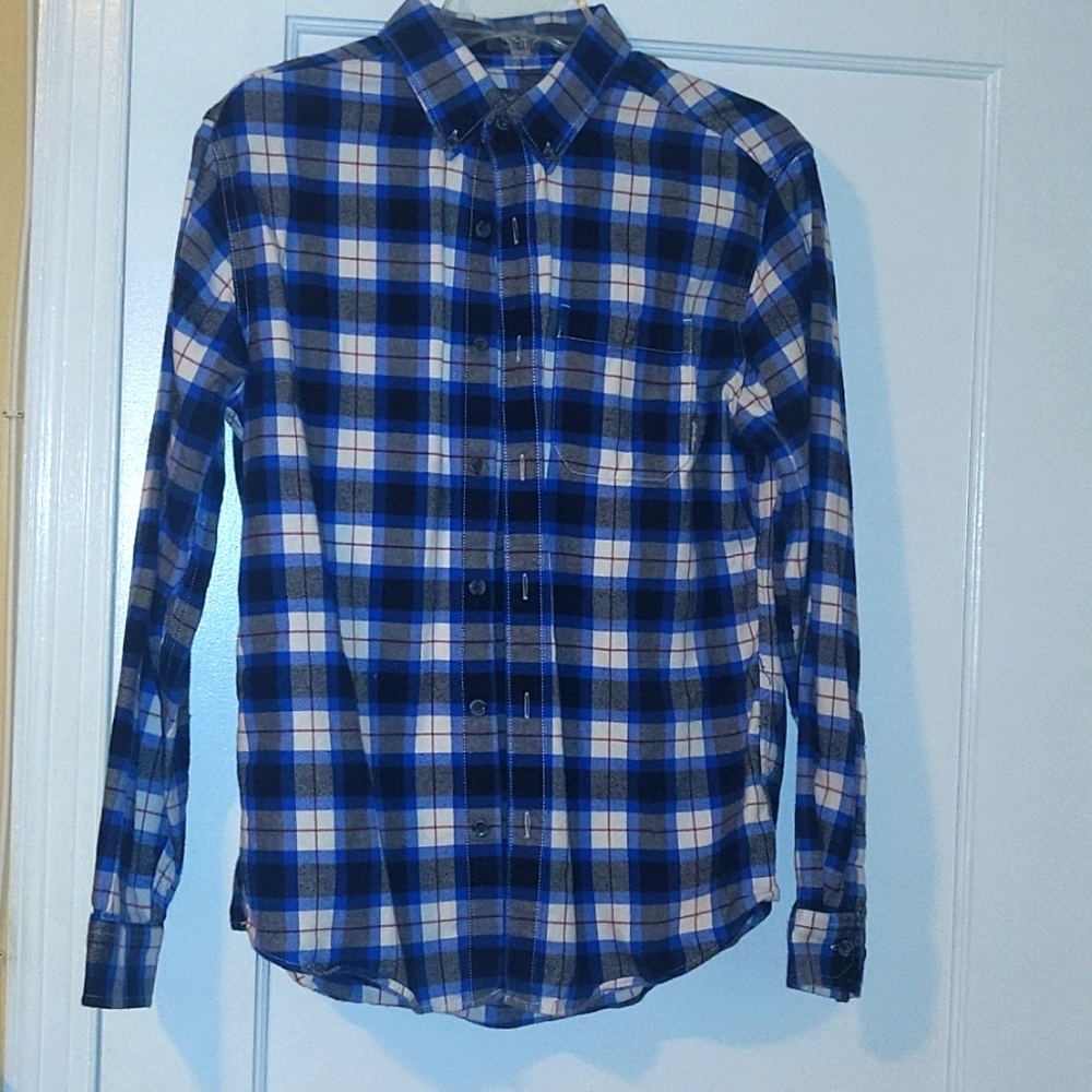 Eddie Bauer Plaid Button-up